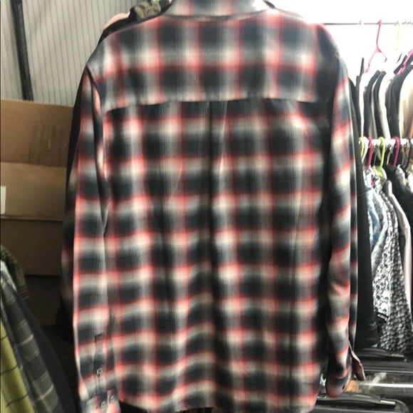 Dixon “The Equalizer”Flannel Shirt in Red and Black Plaid - Picture 4 of 4